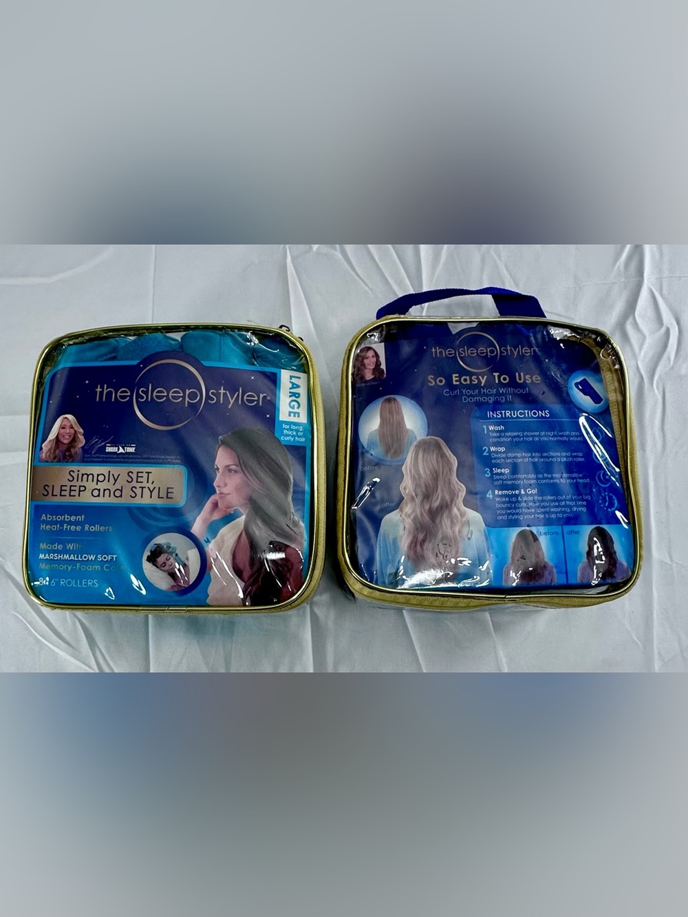 The Sleep Styler Large & Medium Hair Rollers